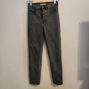 Everlane curvy way-high skinny jean organic cotton size 29